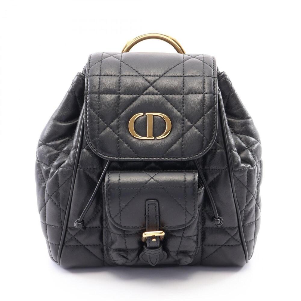 Christian Dior Dior CARO Small Macro Cannage Backpack/Handbag, Leather, Women...
